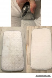 Photo de galerie - Nettoyage d’un matelas enfant avec différentes traces de salissures et urine. 

Contactez-nous pour plus d’infos 

Morgan & Aurélien