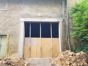 Photo de galerie - Ouverture porte garage  (grange)