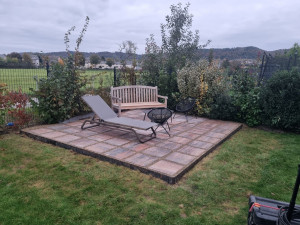 Photo de galerie - Terrasse avec joint graviers 