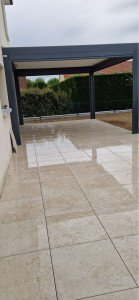 Photo de galerie - Réalisation d’une terrasse sur plots 