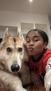 Photo de galerie - Moi et mon chien-loup  loki