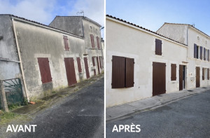 Photo de galerie - Resultat de la facade de l'un de mes clients 