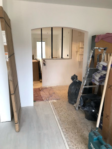 Photo de galerie - Création d’une verrière 