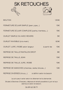 Photo de galerie - Services