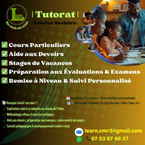 Photo de galerie - Cours particuliers | Soutien scolaire & Aide aux devoirs