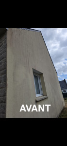 Photo de galerie - Nettoyage d'une façade de maison