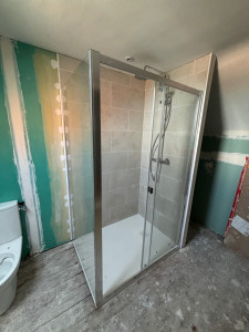 Photo de galerie - Création d’une douche Rénovation complète de la maison 
