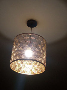 Photo de galerie - Pose d'un luminaire.