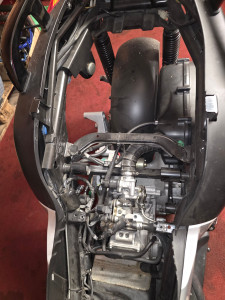 Photo de galerie - Remplacement joint de culasse 125 xmax 