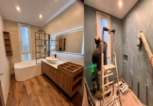 Photo de galerie - Salle de bain refait tout avec nouvelle design 