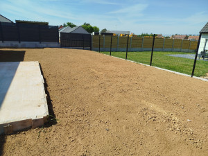 Photo de galerie - Préparation semi gazon 