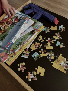 Photo de galerie - Apprentissage du puzzle 