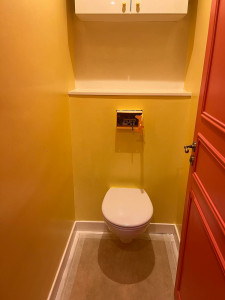 Photo de galerie - Pousse toilet  encastrable