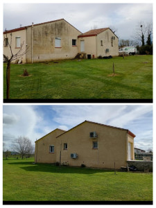 Photo de galerie - Nettoyage de façade 