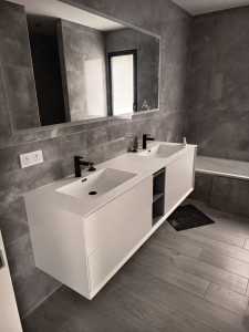 Photo de galerie - Pose carreaux 60x120