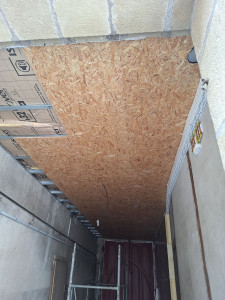 Photo de galerie - Plafond en osb
