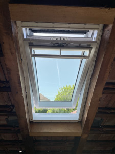 Photo de galerie - Modifications de dimension de velux, reprise de chevêtre 