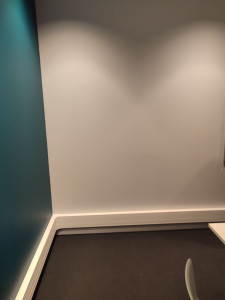 Photo de galerie - Peinture sur mur placo