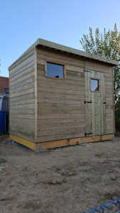 Photo de galerie - Abri de jardin en bois 