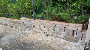 Photo de galerie - Mur clôture rénovation 