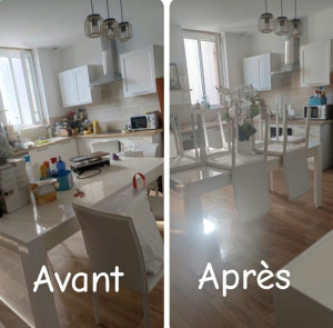 Photo de galerie - Bonjour voilà le résultat un avant et un après mes services chez une dame qui est très satisfait du résultat merci cordialement Christelle 