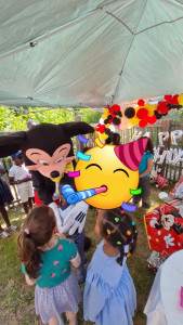 Photo de galerie - Animation mascotte mickey pour les 5ans d'un petit prince