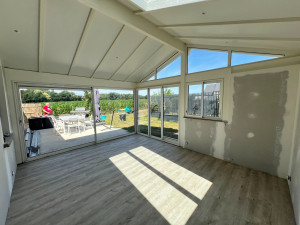 Photo de galerie - Pose parquet collé