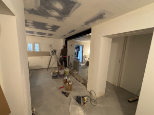 Photo de galerie - OUVERTURE SUR MUR PORTEUR AVEC HEB ET DOUBLAGE / ISOLATION