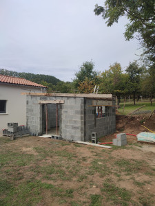 Photo de galerie - Réalisation abris jardin 