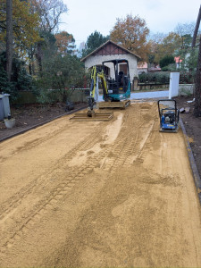Photo de galerie - Réfection de chemin d’accès 
