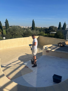 Photo de galerie - Stratification de la piscine du golf de Juvignac