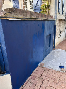 Photo de galerie - Peinture murs extérieurs 