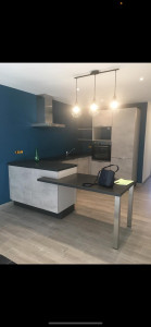 Photo de galerie - Montage de cuisine et de lustre 