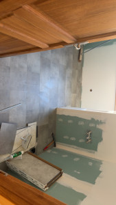 Photo de galerie - Pose de dalle pvc