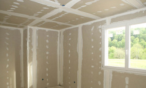 Photo de galerie - Pose de placo au plafond 