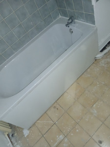 Photo de galerie - Pose de baignoire 