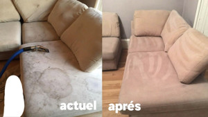 Photo de galerie - Nettoyage de canapé