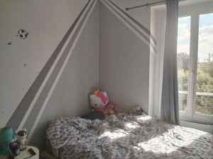 Photo de galerie - Création d un coin nuit avec différentes teintes de gris