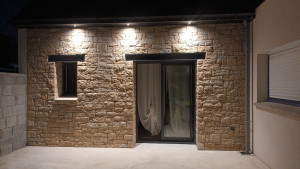 Photo de galerie - Façade en pierre sèche 