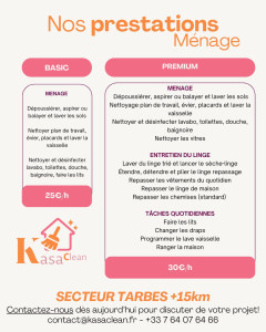 Photo de galerie - Prestations ménages particuliers