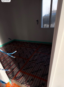 Photo de galerie - Plancher chauffant 