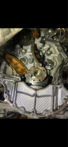 Photo de galerie - Remplacement chaîne de distribution jaguar 2.0 diesel 