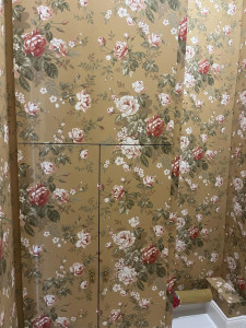 Photo de galerie - Pose de papier peint