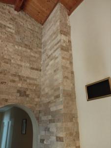 Photo de galerie - Pose pierre de parments 