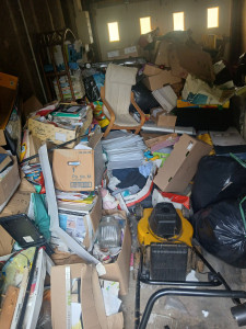 Photo de galerie - Un garage qui a été vidé. 