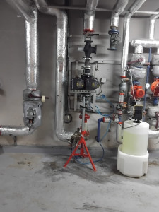 Photo de galerie - Réalisation d'une installation technique en plomberie et chauffage

