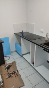 Photo de galerie - Pose de cuisine et salle de bain