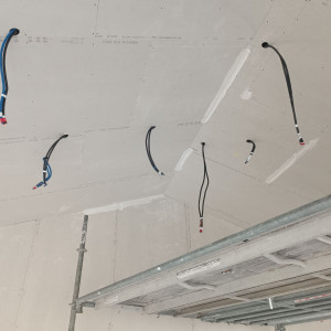 Photo de galerie - Tirage des gaines électriques pour une maison 