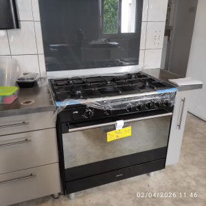 Photo de galerie - Installation cuisinière gaz et électricité