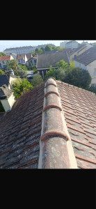 Photo de galerie - Bonjour voici une réalisation reprise de la cimentation faîtière